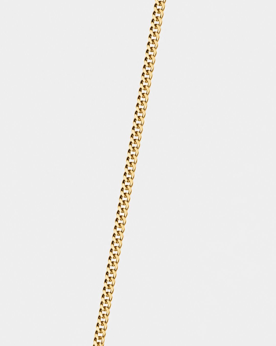 Charm Necklace | Burgundy Red Gold