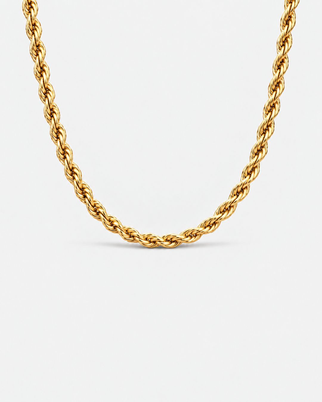 Tressé Acier Necklace | 18K Gold Plated 5mm