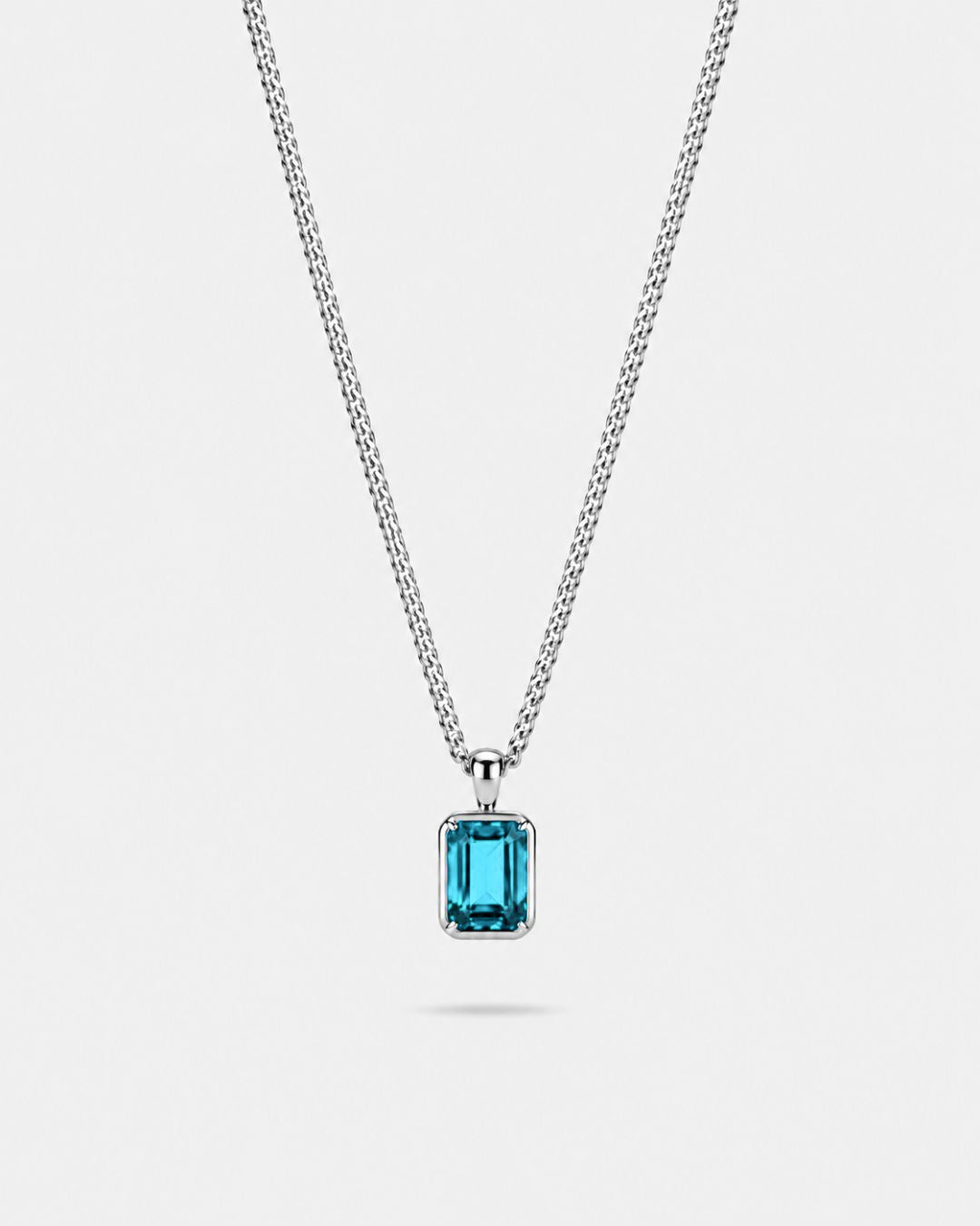 Aquamarine Pendant Necklace | 2 Carat