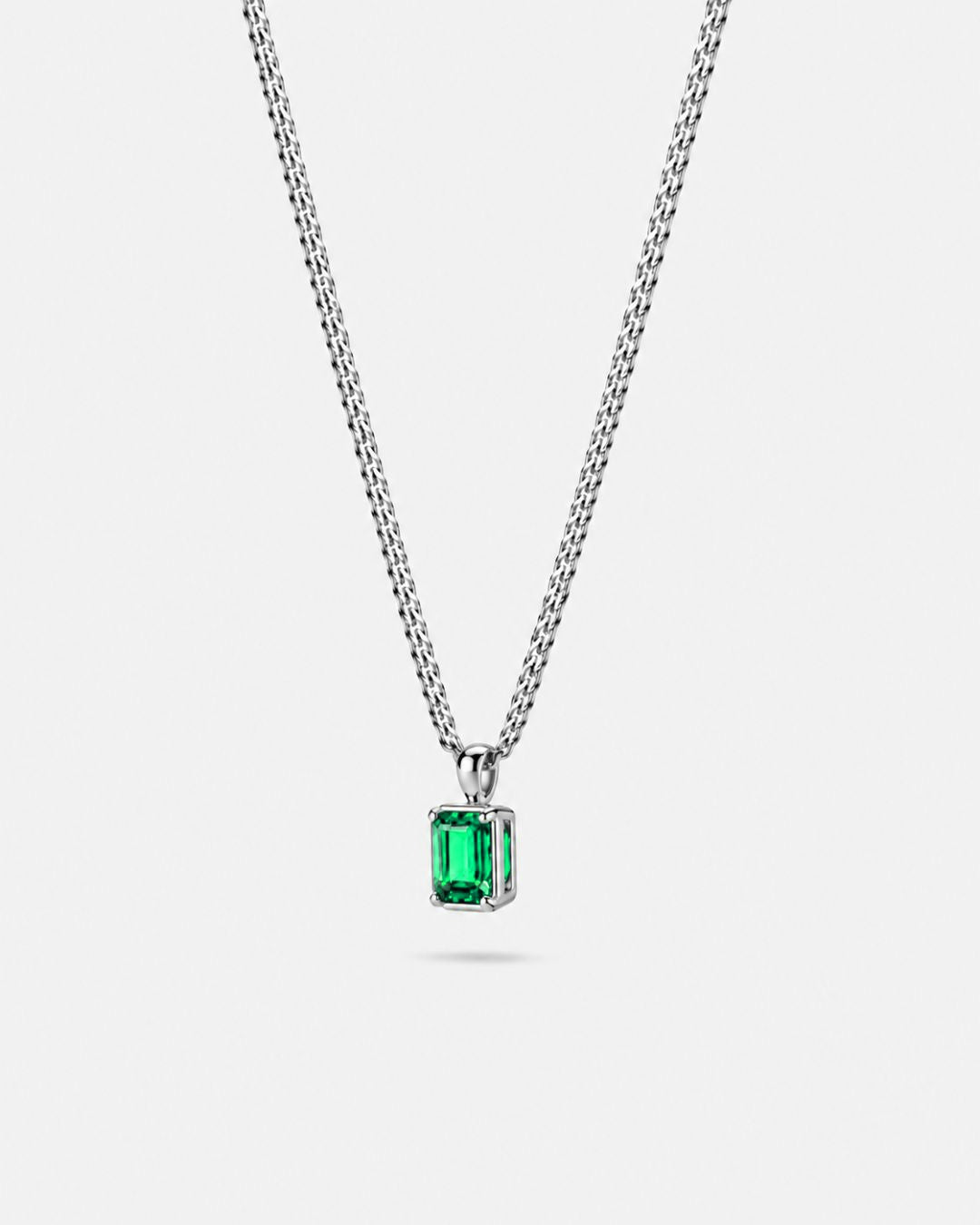 Emerald Pendant Necklace | 2 Carat