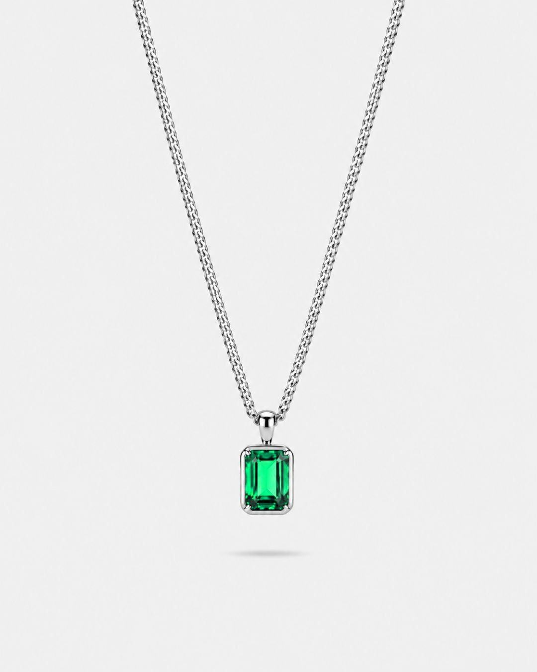 Emerald Pendant Necklace | 2 Carat