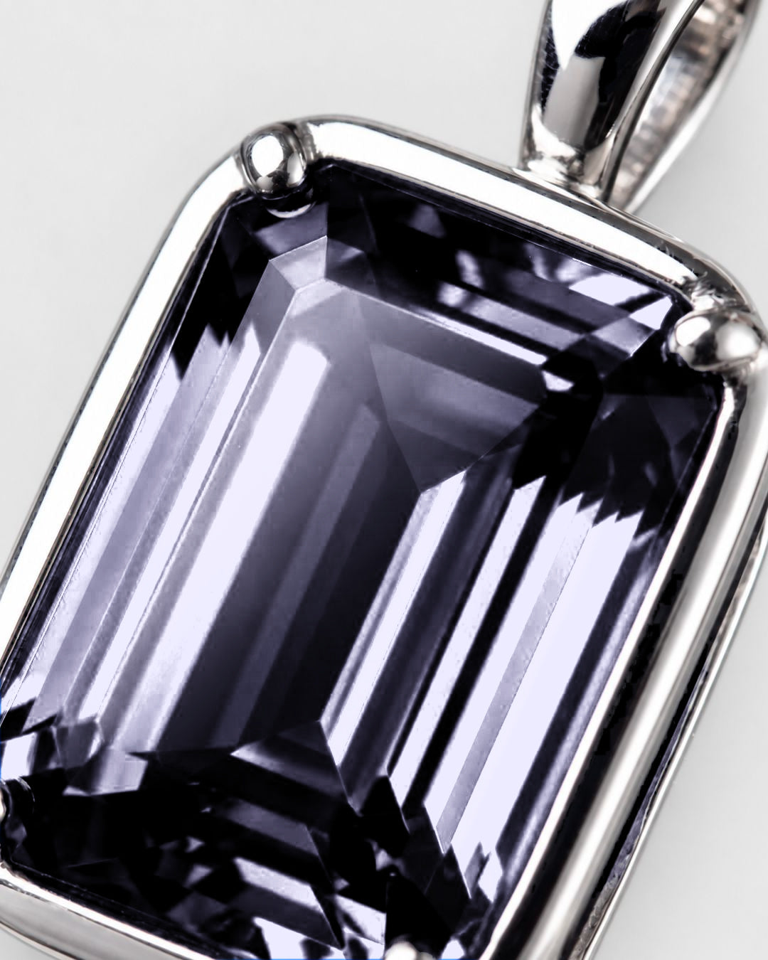Grey Spinel Pendant Necklace | 2 Carat