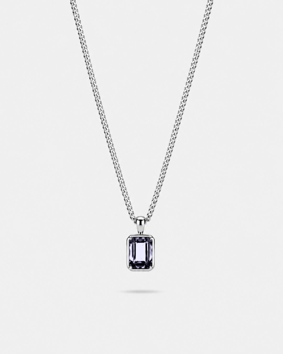 Grey Spinel Pendant Necklace | 2 Carat