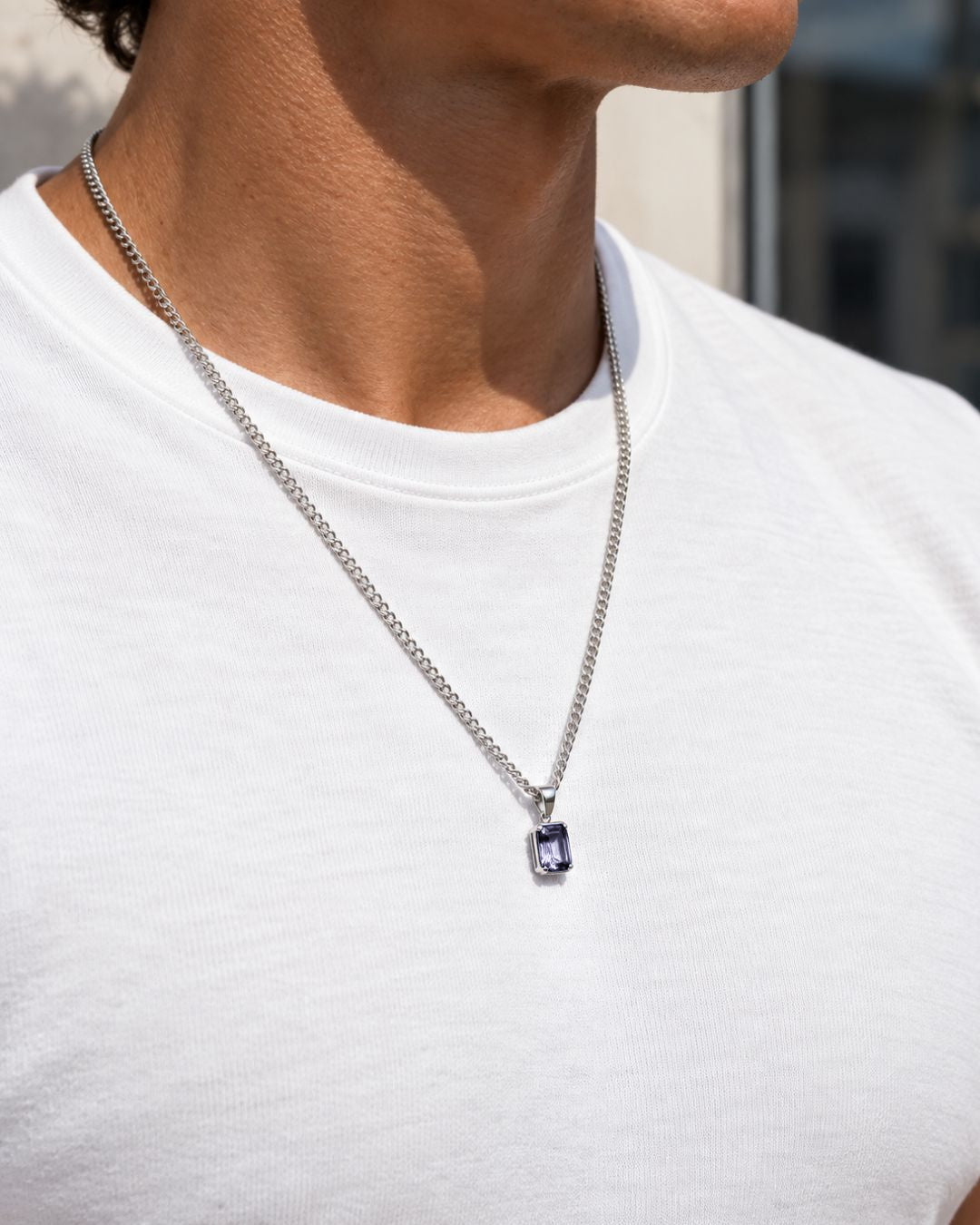 Grey Spinel Pendant Necklace | 2 Carat