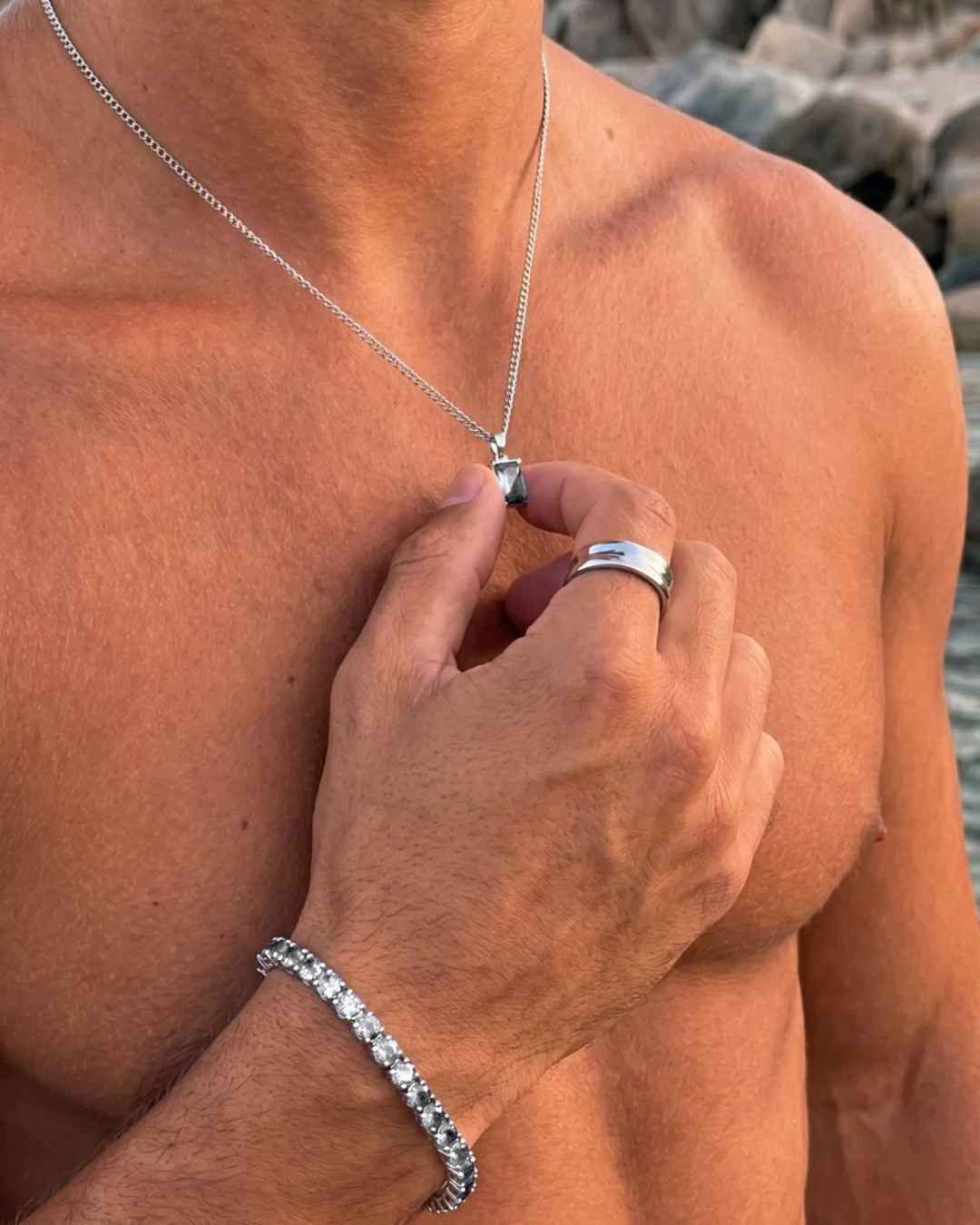 Moissanite Pendant Necklace | 1 Carat