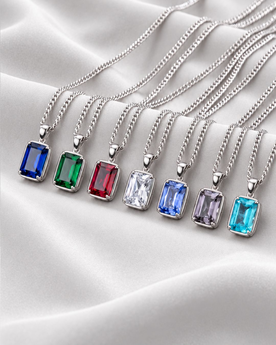 Moissanite Pendant Necklace | 1 Carat