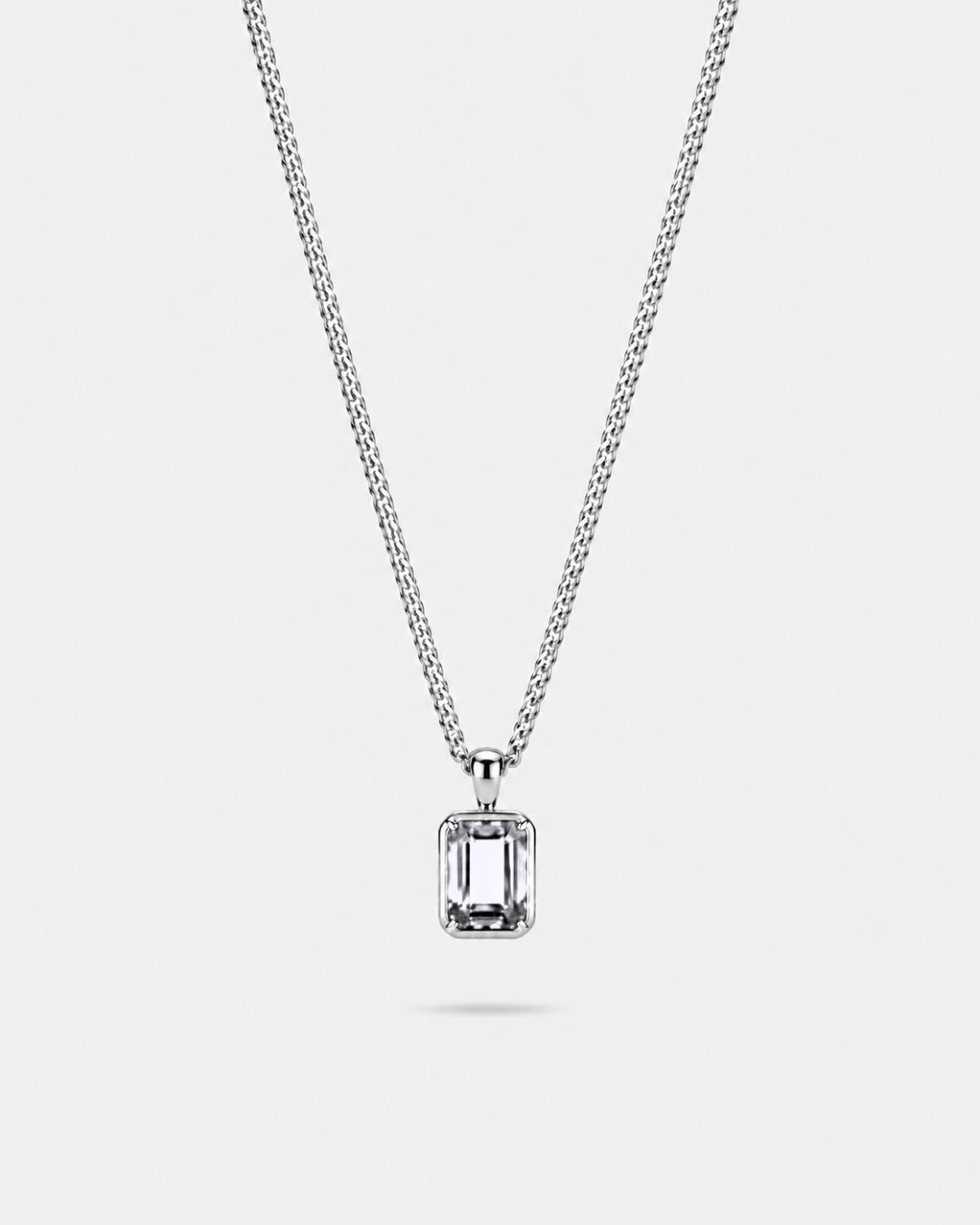 Moissanite Pendant Necklace | 2 Carat