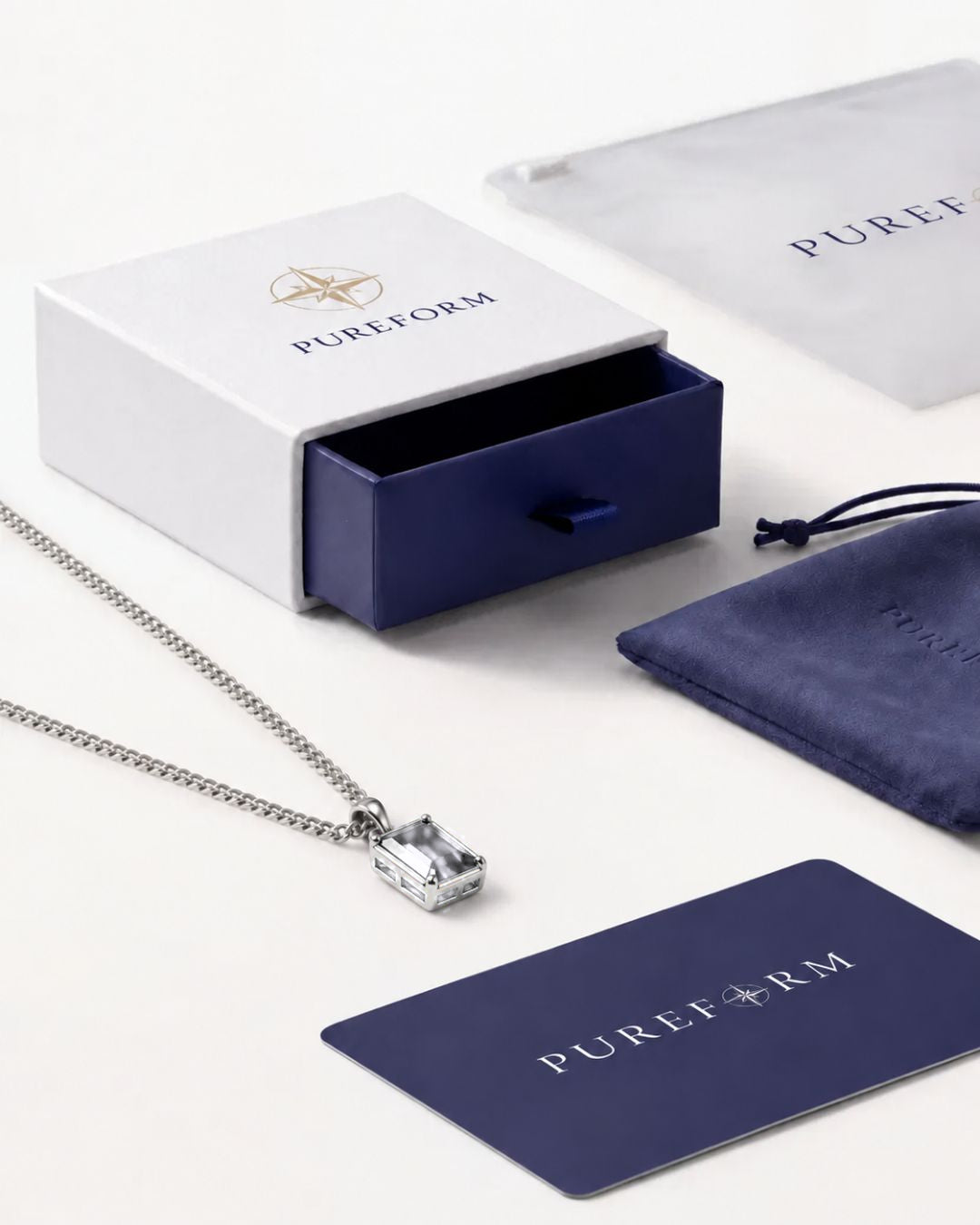 Moissanite Pendant Necklace | 3 Carat