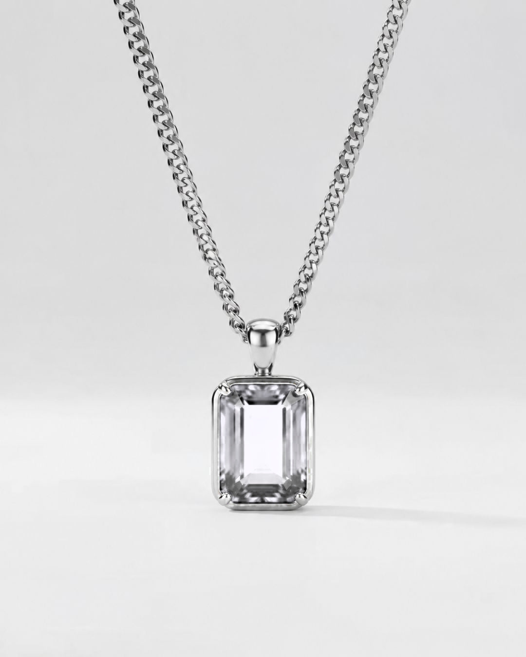 Moissanite Pendant Necklace | 3 Carat