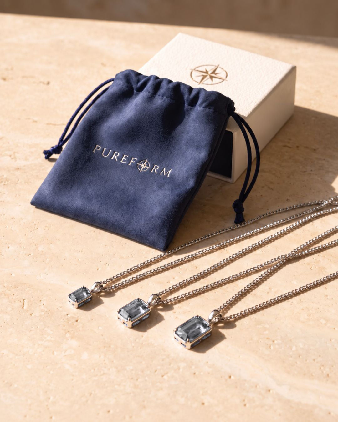 Moissanite Pendant Necklace | 3 Carat