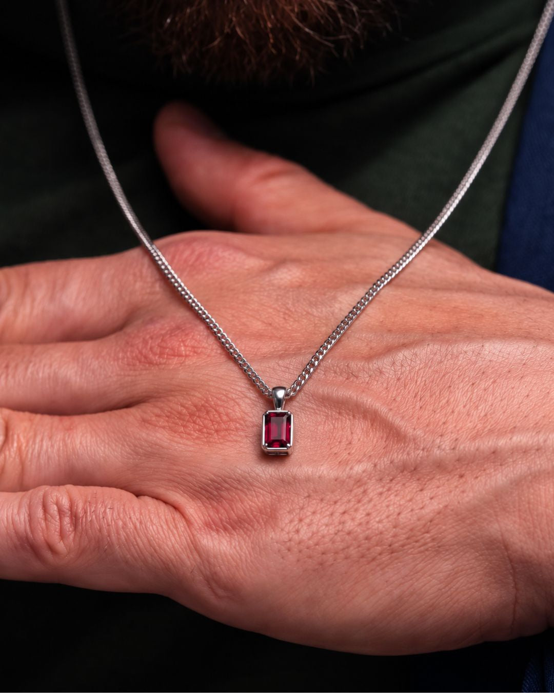 Ruby Pendant Necklace | 2 Carat