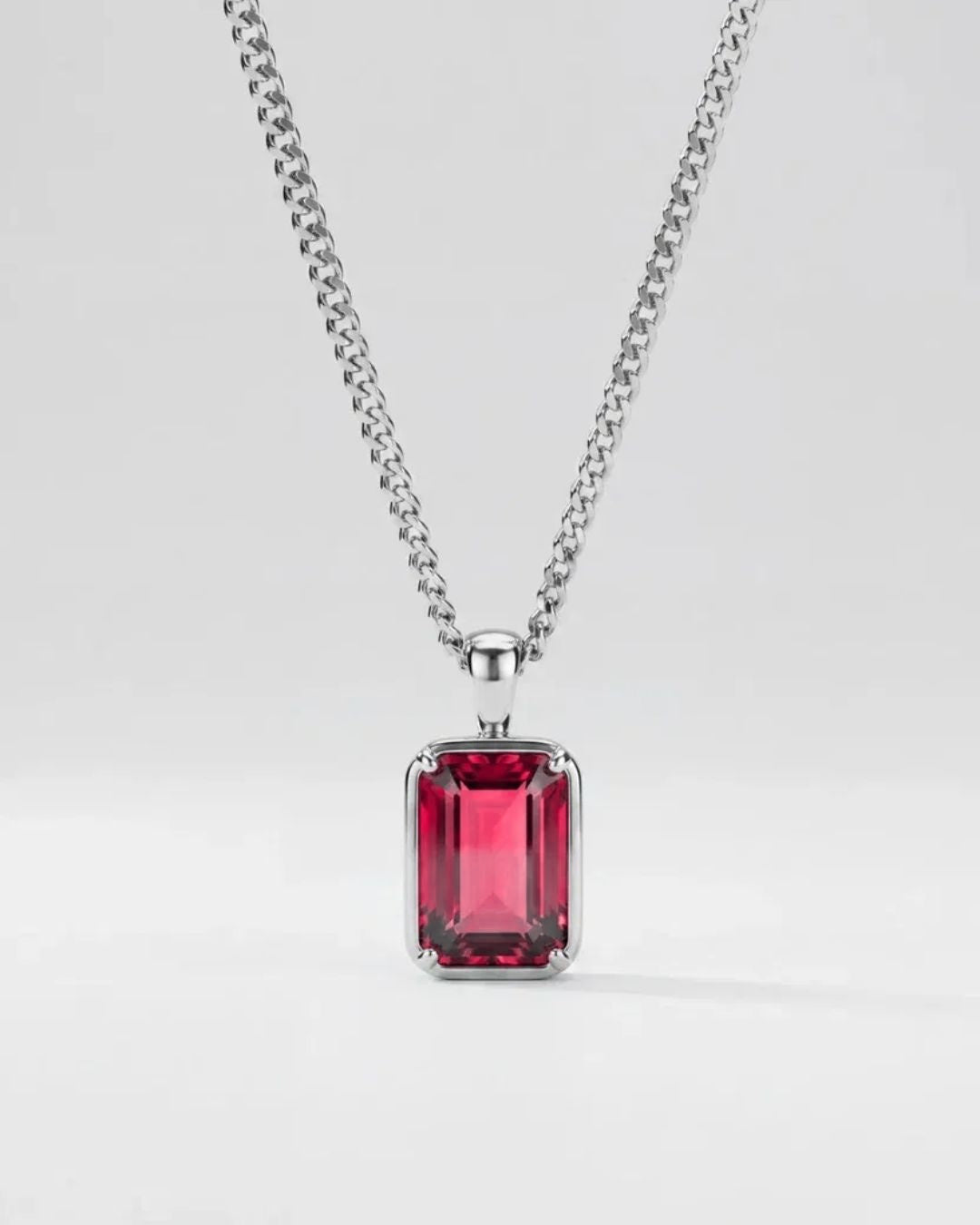 Ruby Pendant Necklace | 2 Carat