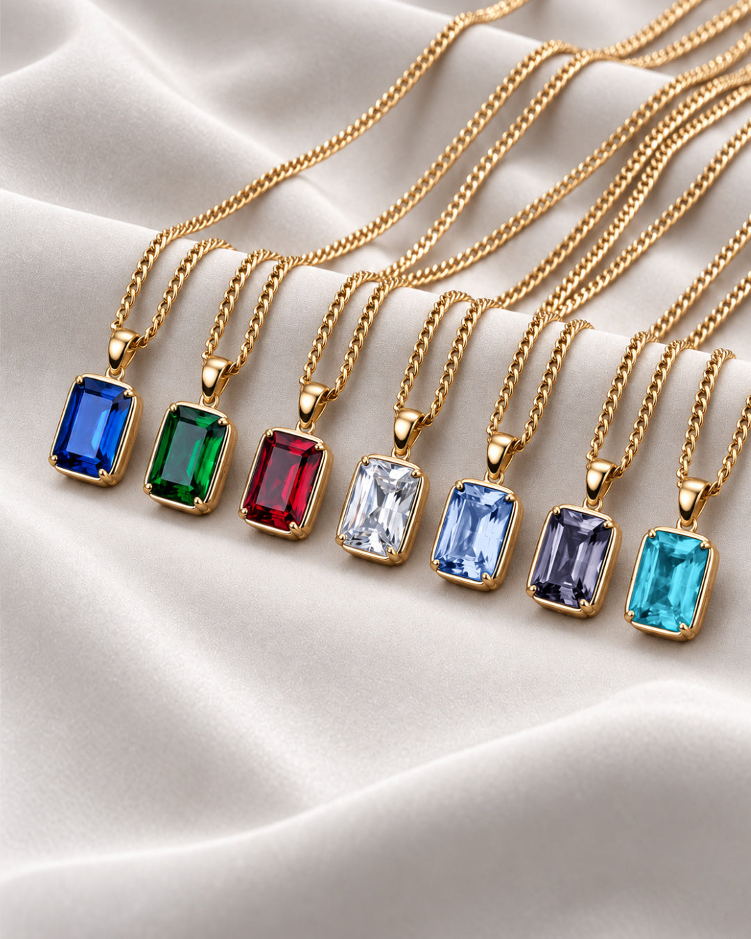 Ruby Pendant Necklace | 3 Carat 18K Gold