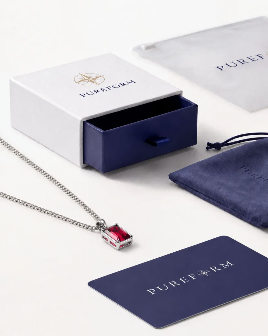 Ruby Pendant Necklace | 3 Carat