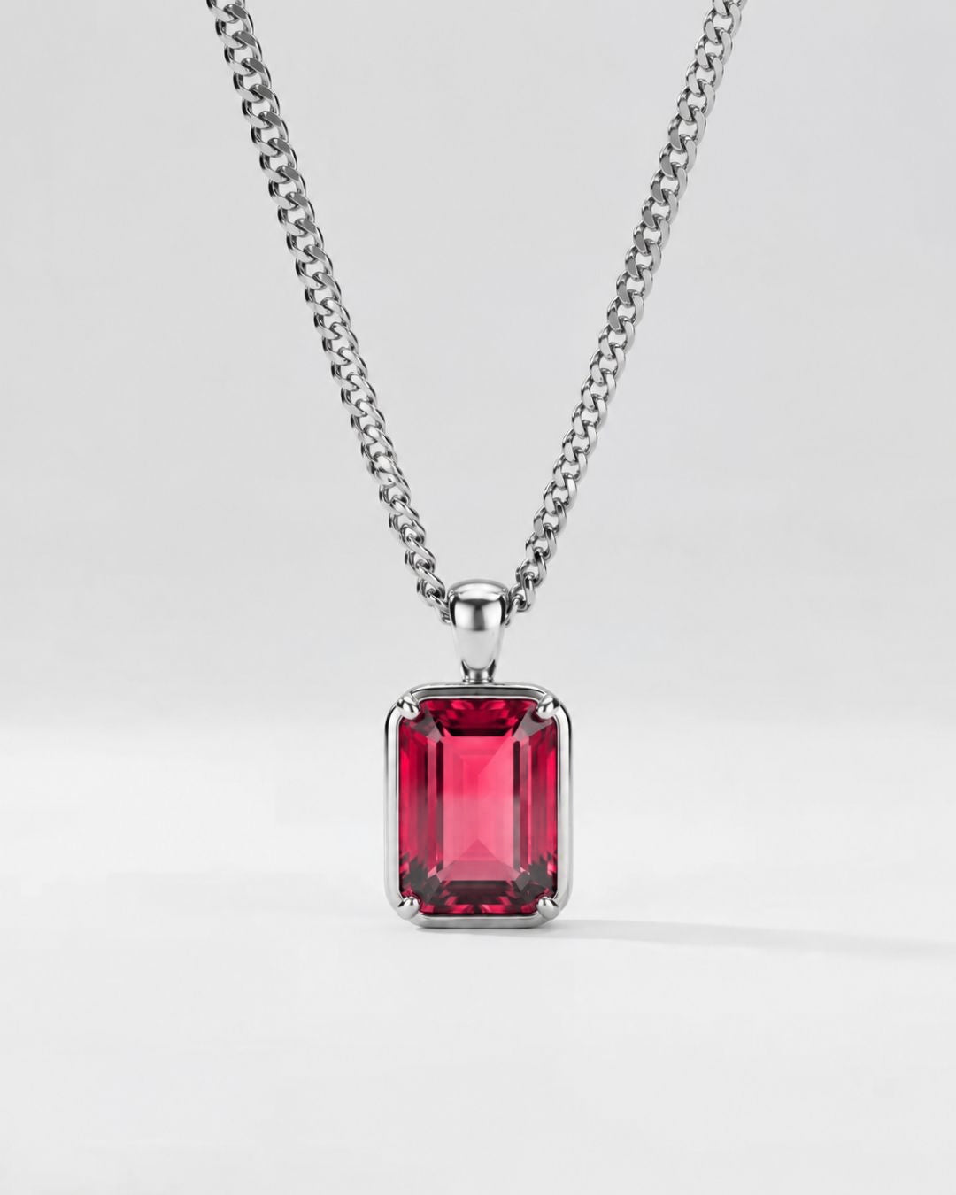 Ruby Pendant Necklace | 3 Carat