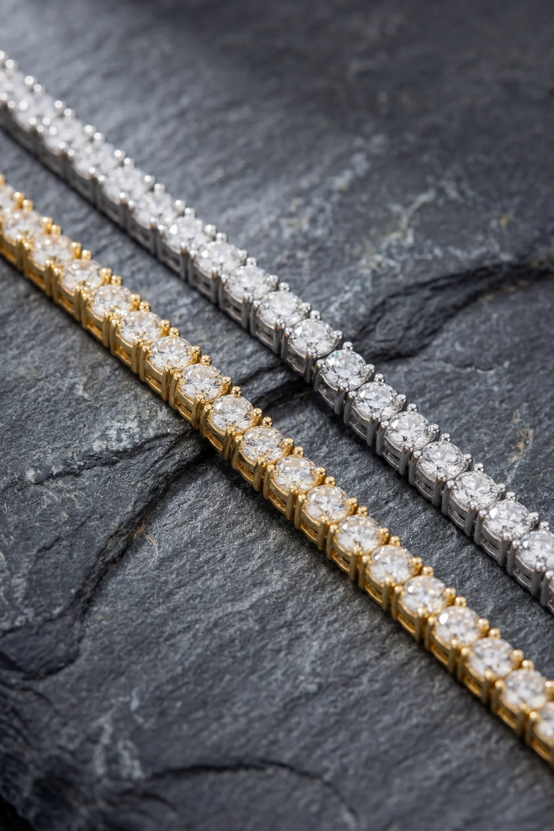 Tennis Necklace | Titanium Steel