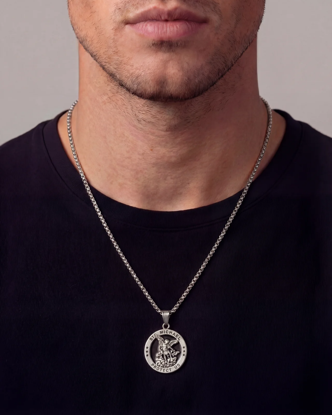 Saint Michael Protection Necklace | Stainless steel