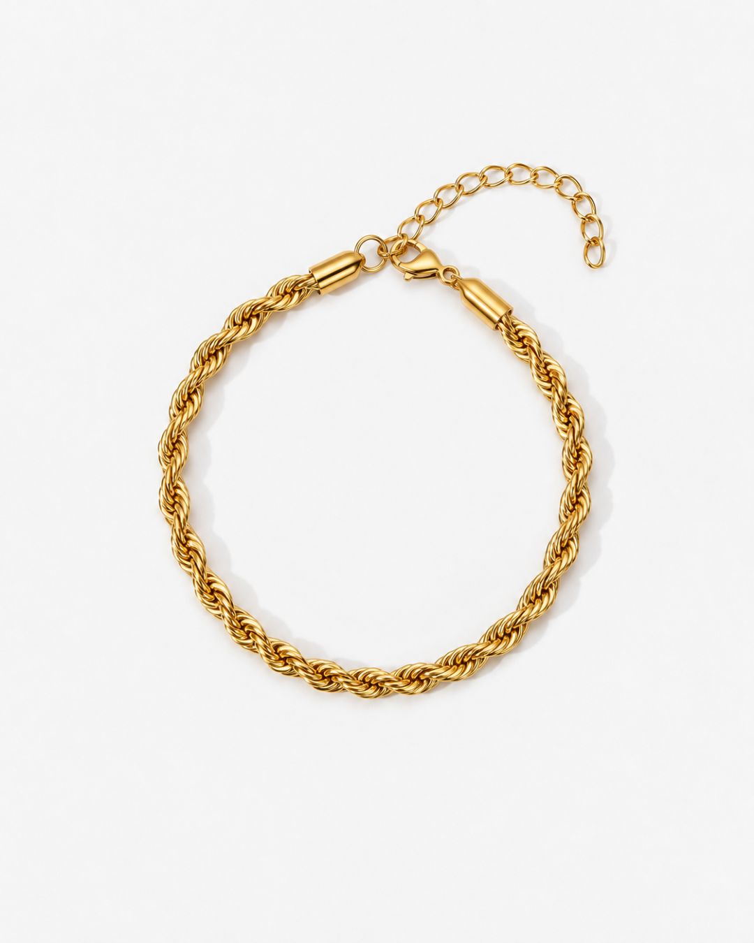 Tressé Acier Bracelet | 18K Gold Plated 5mm