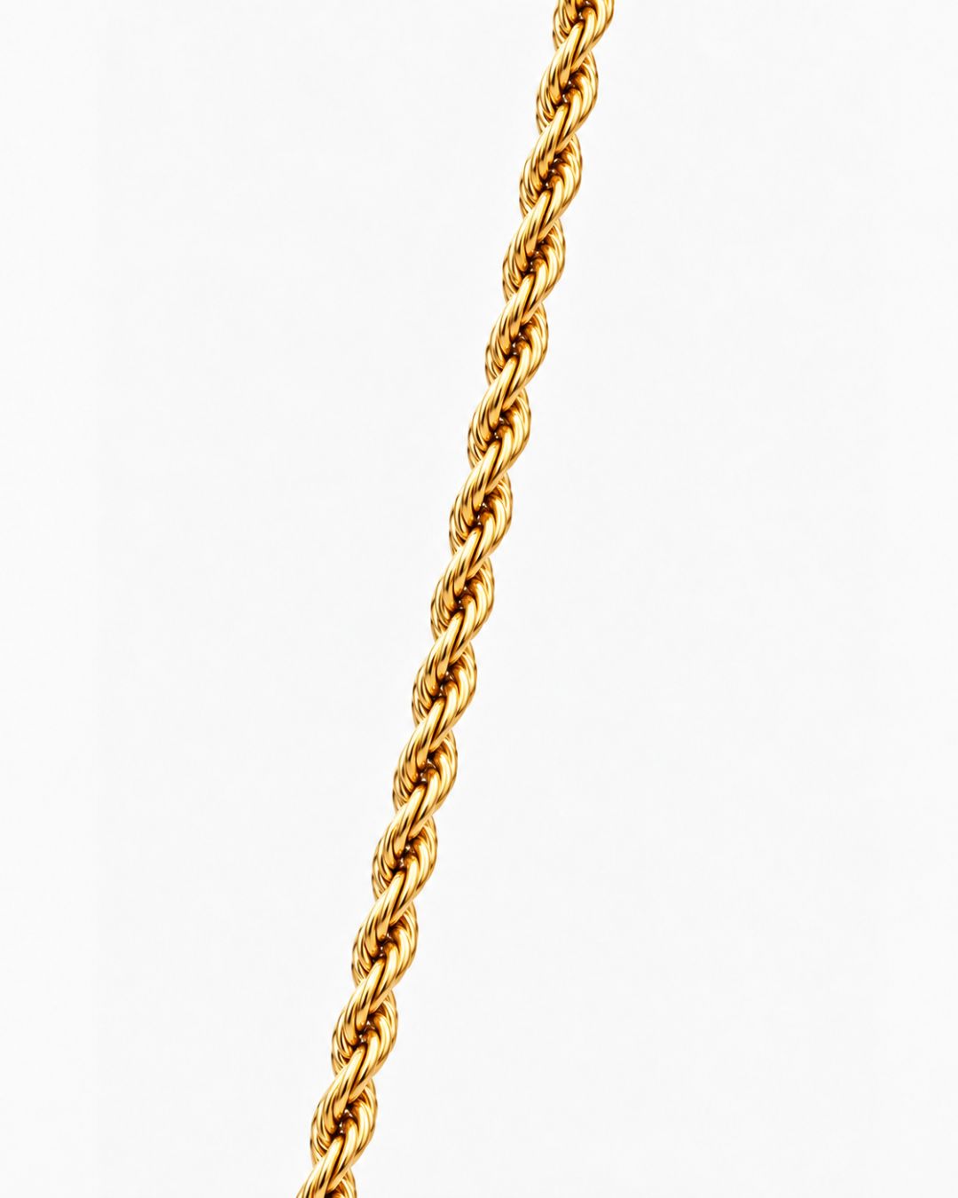 Tressé Acier Necklace | 18K Gold Plated 5mm