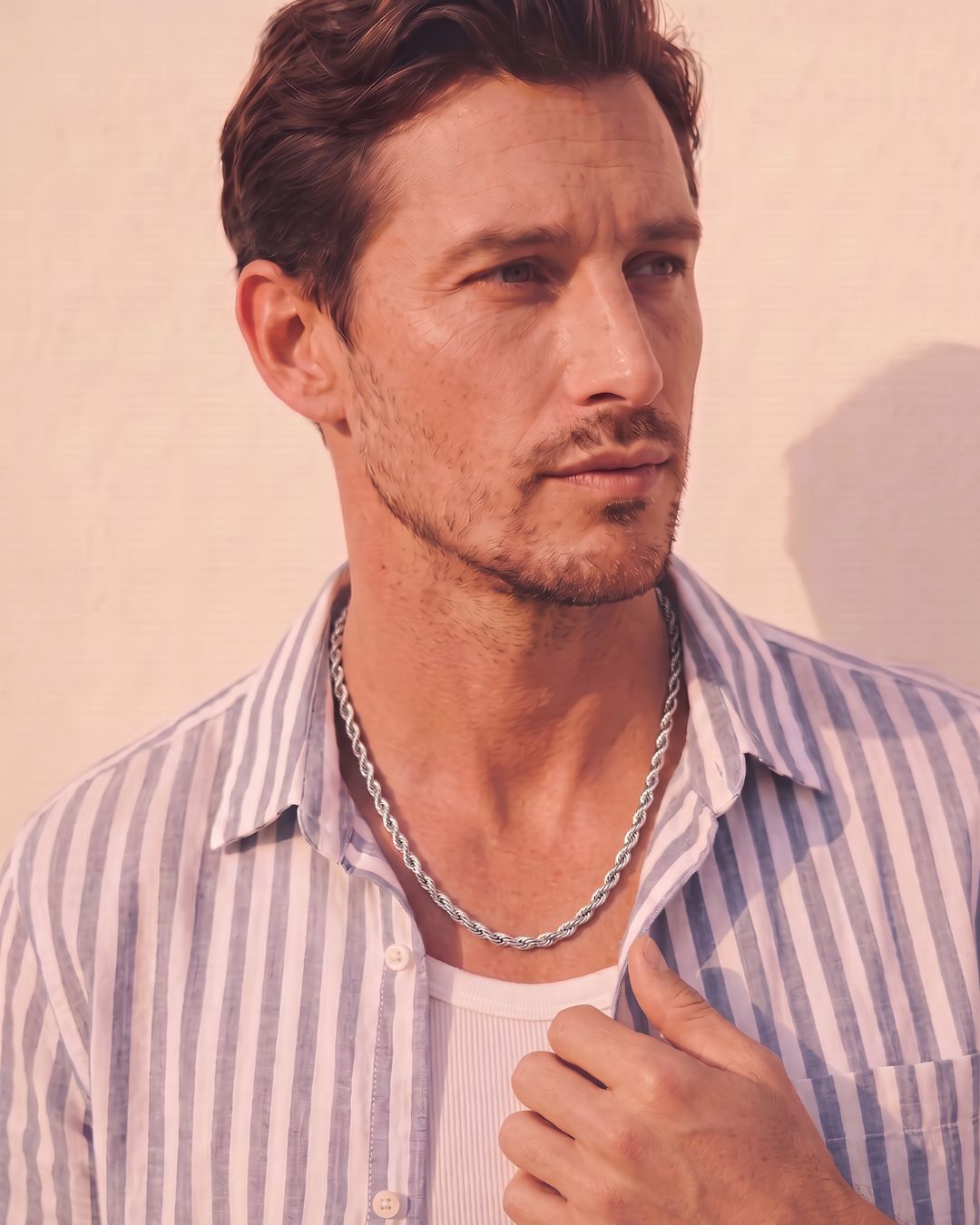 Tressé Acier Necklace | Stainless Steel 5mm