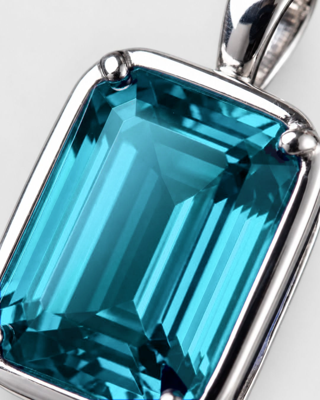 Aquamarine Pendant Necklace | 1 Carat