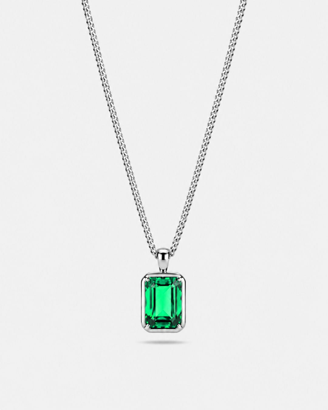Emerald Pendant Necklace | 3 Carat