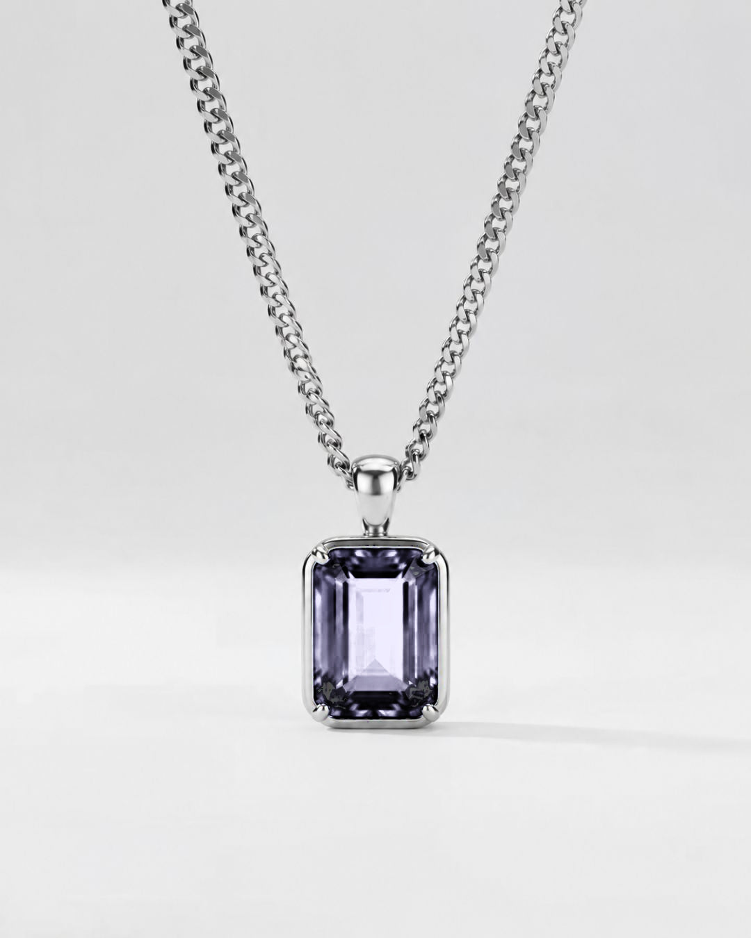 Grey Spinel Pendant Necklace | 3 Carat