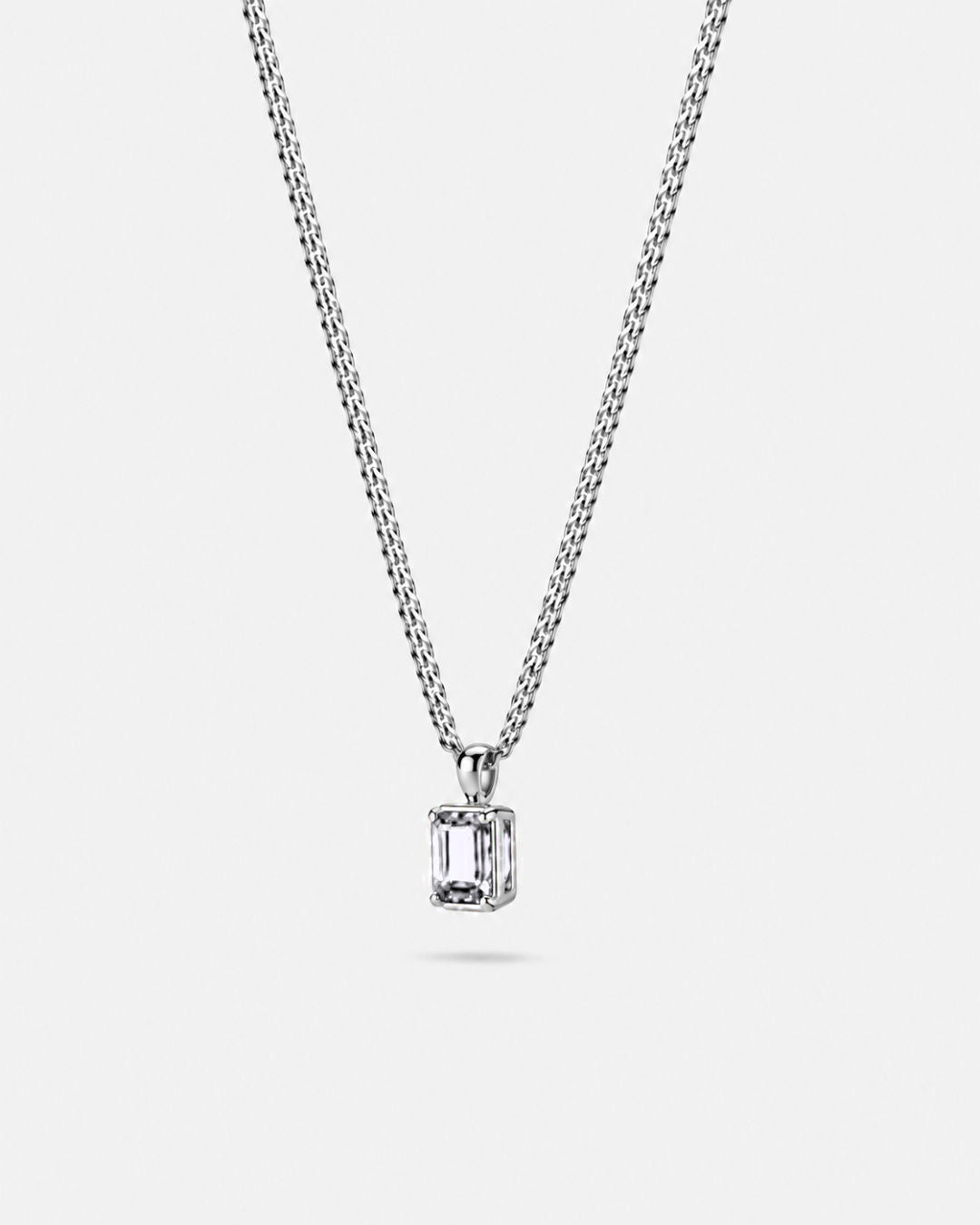 Moissanite Pendant Necklace | 2 Carat