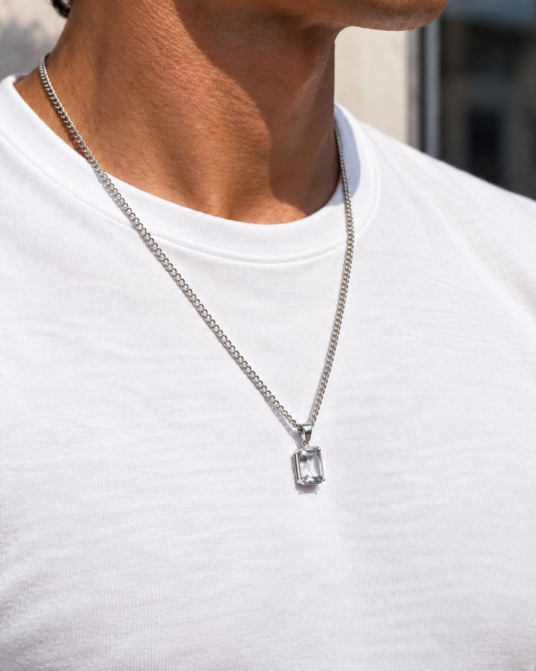 Moissanite Pendant Necklace | 3 Carat