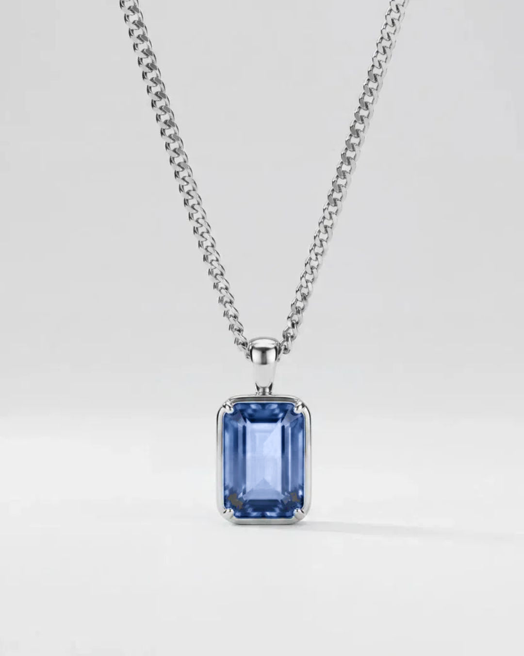 Royal Blue Pendant Necklace | 2 Carat