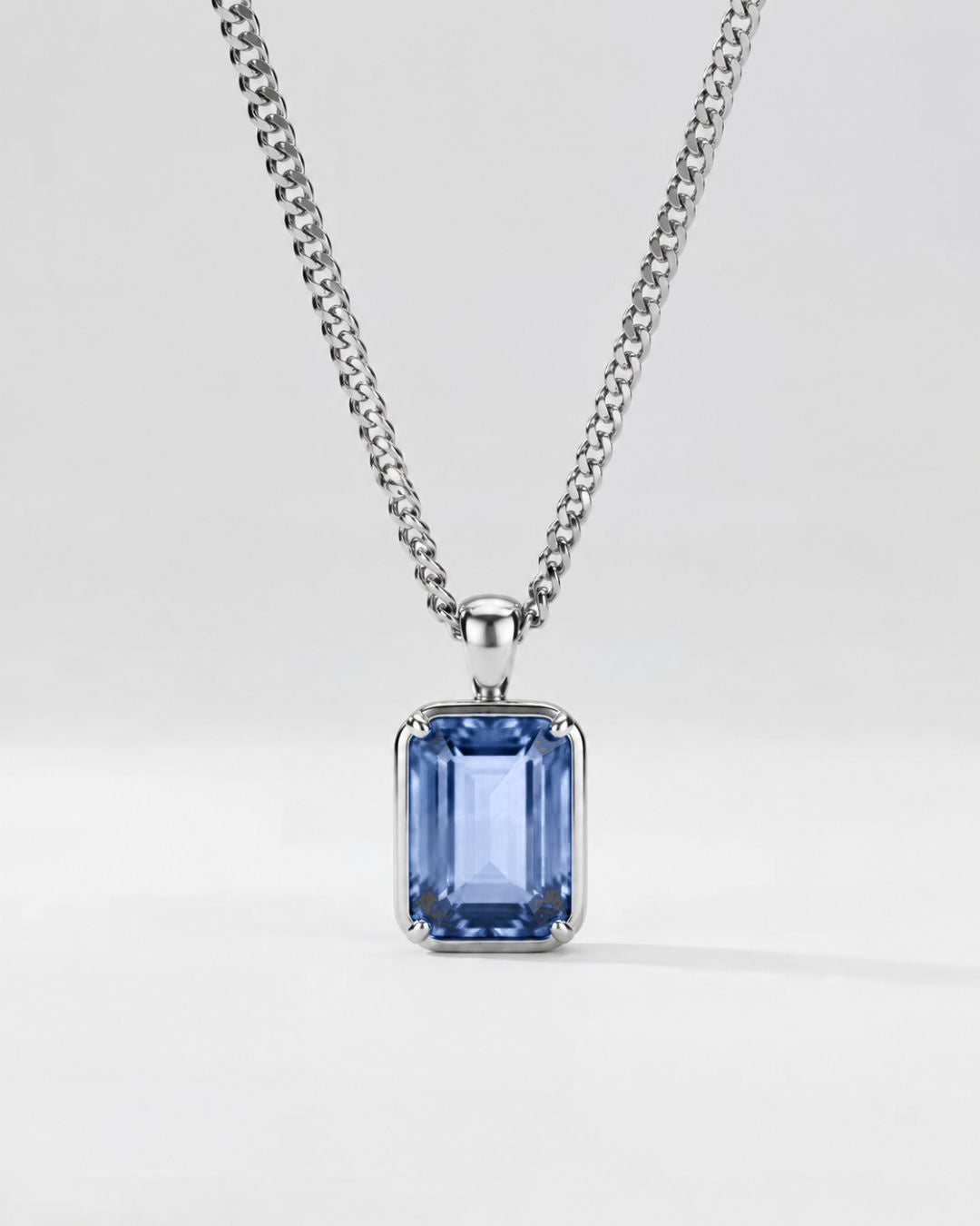 Royal Blue Pendant Necklace | 3 Carat
