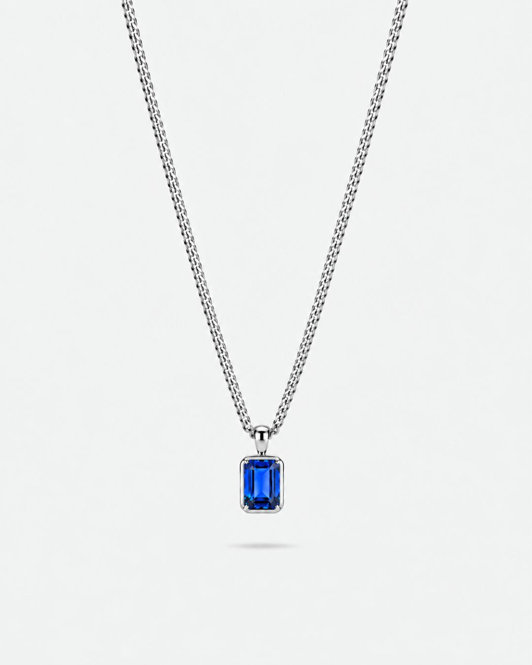 Sapphire Pendant Necklace | 1 Carat